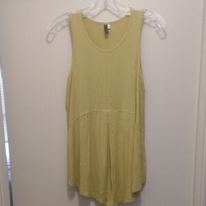 Heartstring Yellow Sleeveless Dress (J499)